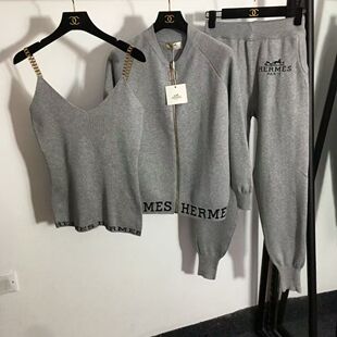 (Cross-border trading), T-shirt, brand trend set, Korean style, 3 piece set 4
