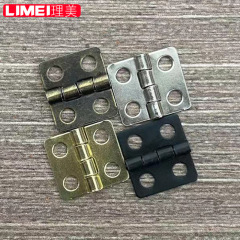 12*13mmミニ小合ページヒンジ180度角丸ギフトボックスダンプヒンジのジュエリーボックスは、任意にヒンジを停止します