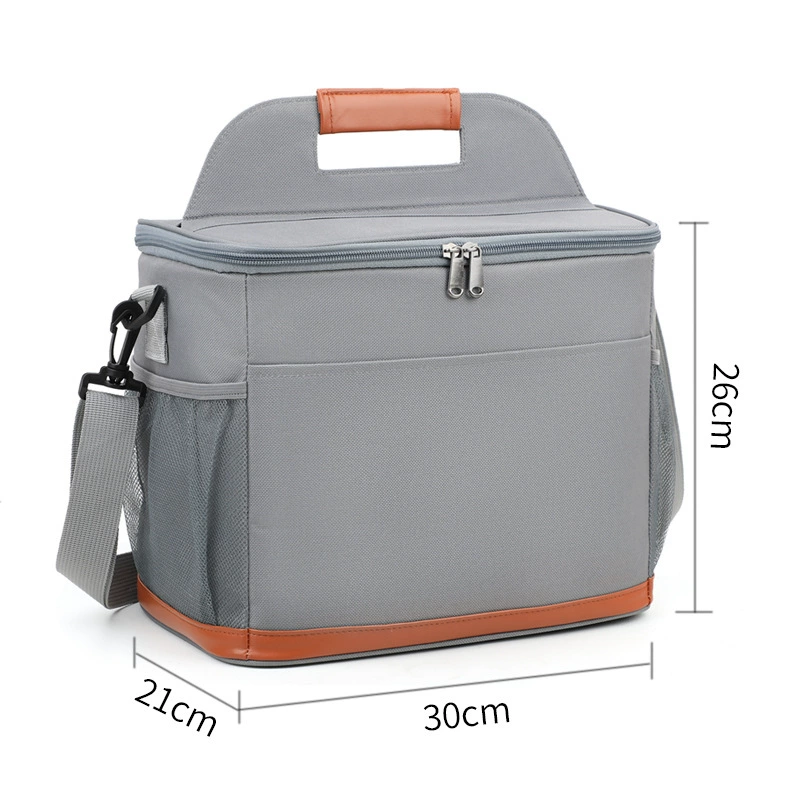 Travel picnic bag, square shoulder bag, capacious thermos, thermal bag, (Cross-border trading), oxford cloth, increased thickness