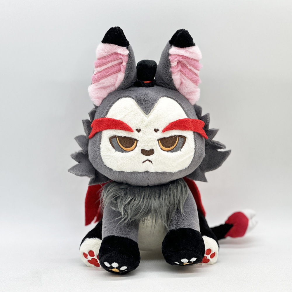 跨境玩具 husk meow plush 地狱客栈猫咪毛绒玩偶公仔