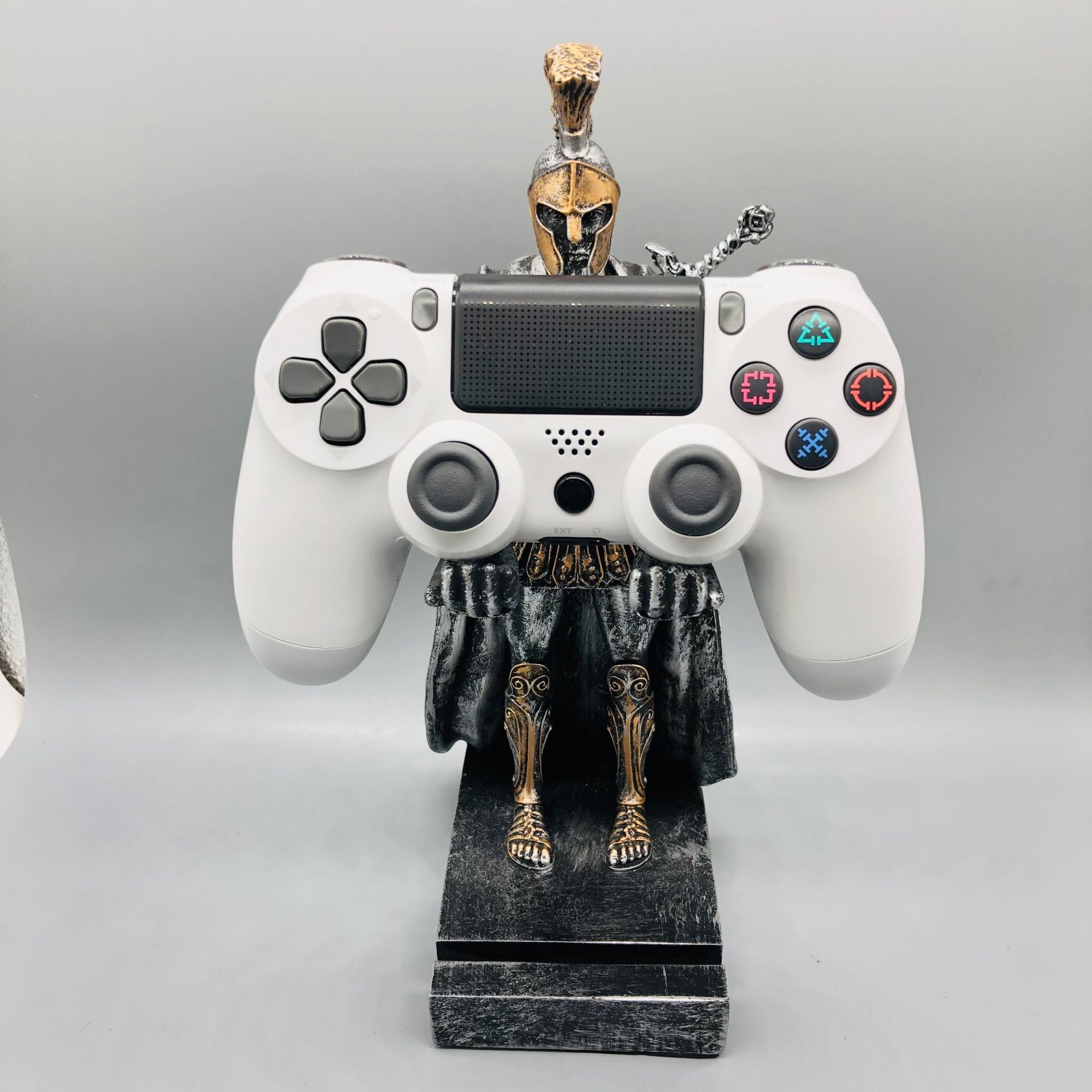 Caballero ejecutivo romano Guerrero titular de la pluma titular del teléfono móvil titular de la pluma juego creativo mango soporte PENHOLDER