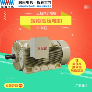 皖南电机Y2高压电动机高效三相异步15kw18kw22kw30kw37kw厂家直供