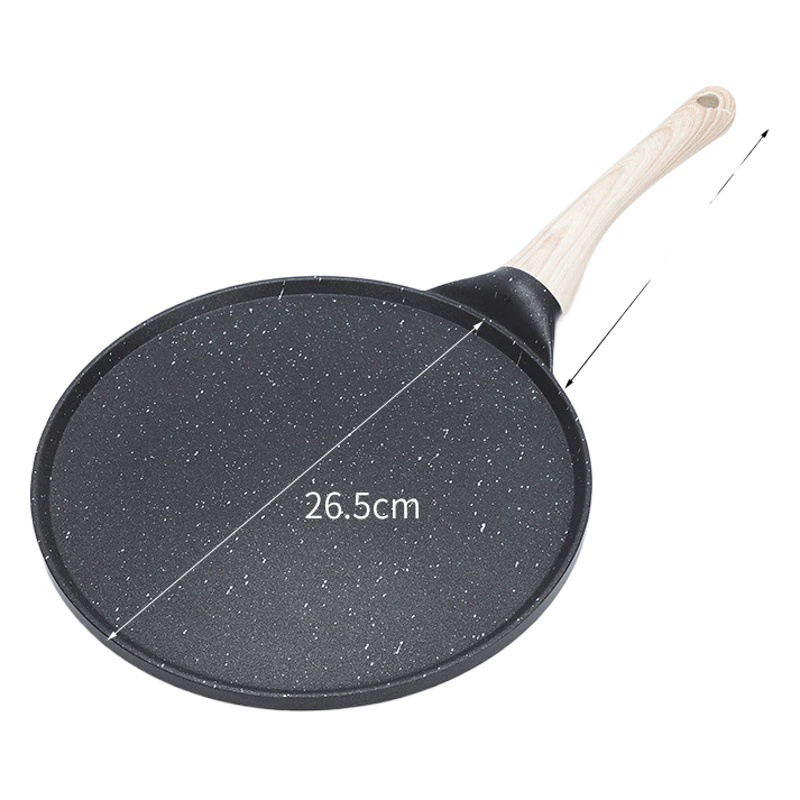 Кухонный артефакт Сковорода с антипригарным покрытием Бытовая сковорода для завтрака Сковорода для стейка с яичным гамбургером Многофункциональная каменная сковорода Maifan