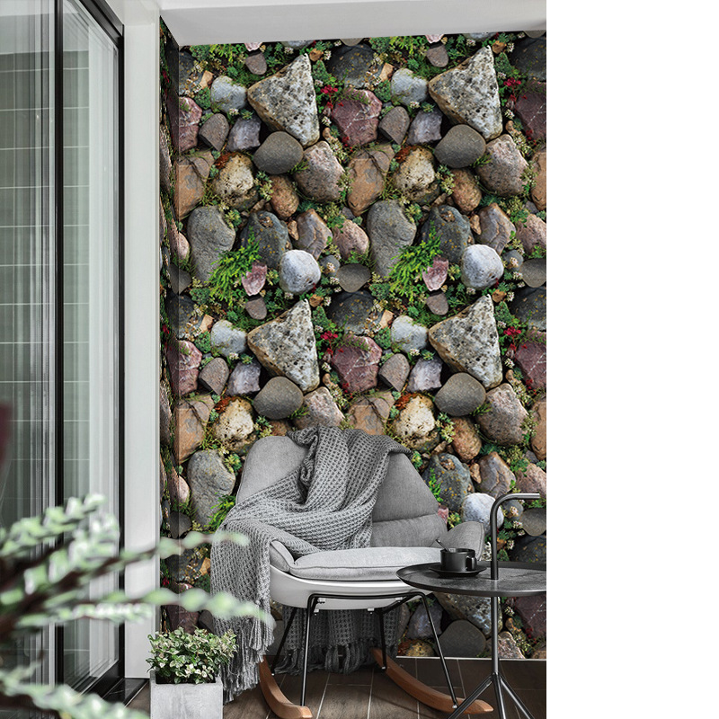 Brick Effect Moss Wall Stickers For Interior Decor Home Decor_voghion.com