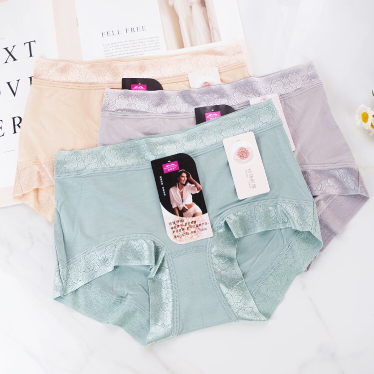 Qiao Yiting 66386 Modal Women's Hip-lifting Small Boxer Shorts Solid Color Mid-waist Comfortable Briefs