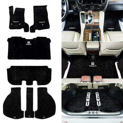 Car Carpet, Alphard, Wilfar, and LM300 - 15-23-models-of-wilfa-all-left-hand-drive-black-color-upgraded-thickened-starry-velvet