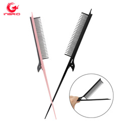 亞馬遜夾發挑染梳髮廊專用挑染工具塑料尖尾分區染髮造型美發梳子