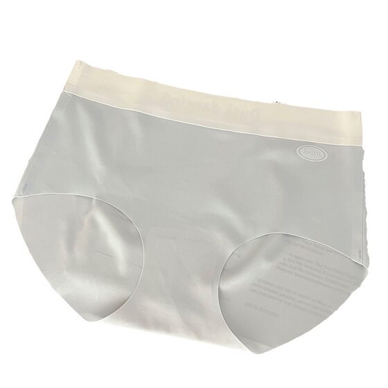 Naked Sense Mask Ice Silk Underwear Women's Ultra-thin Letter Embellishment Breathable Comfortable Yoga Fitness Traceless Ladies Briefs