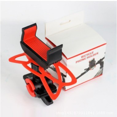 自行车手机架 GPS单车架 双向360度旋转手机夹子 单车手机架