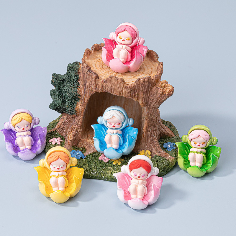 花仙子SP 微景观装饰树脂工艺品小摆件创意花园diy饰品配件钥匙扣|undefined