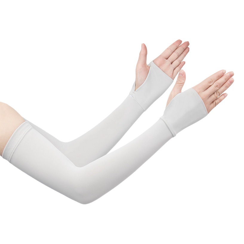 Summer Sunscreen Sleeves Outdoor Travel Nylon Ice Silk Sleeves Cross-border Riding Sports Sunshade Arm Gloves Long