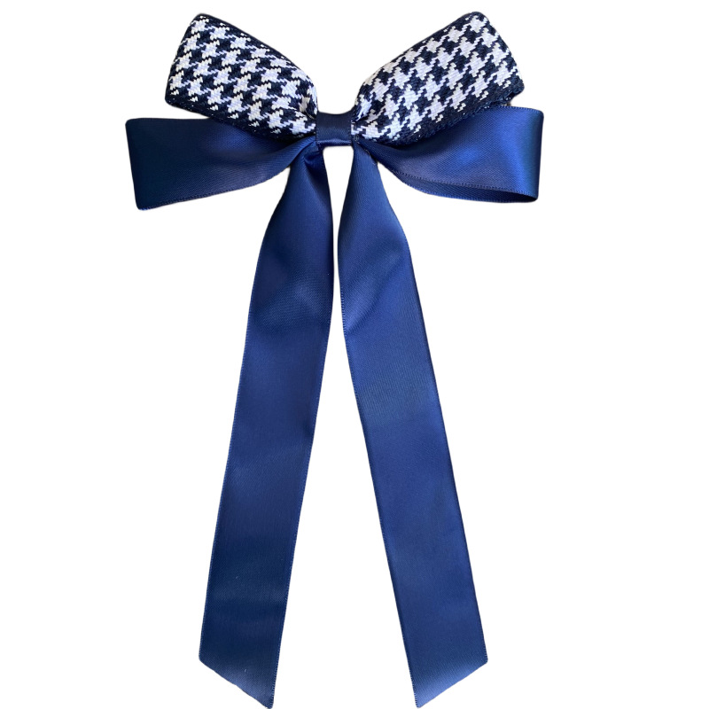 Women's Simple Style Bow Knot Polyester Hair Clip display picture 4