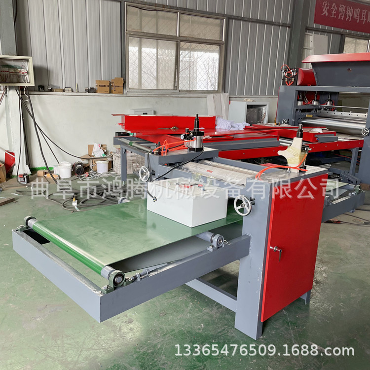 AB Glue Coating Machine Hongteng Manufacturer Wholesale Two-component Oily Polyurethane Glue Coating Machine with Low Silicone Roller