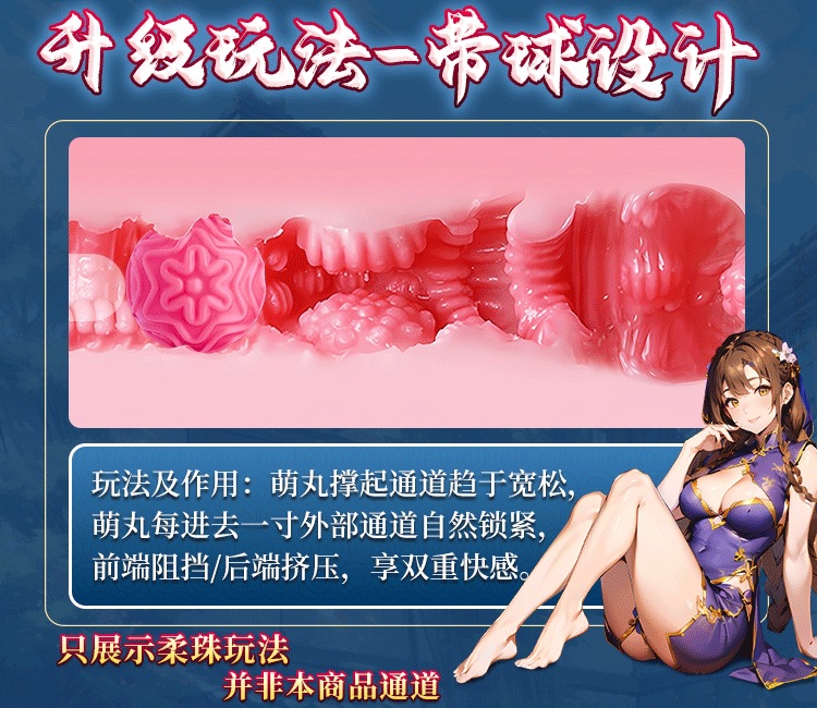 Half-Body TPE Masturbation Cup with Vaginal and Buttocks Inverted Mold, Manual Adult Toy — detail image 16