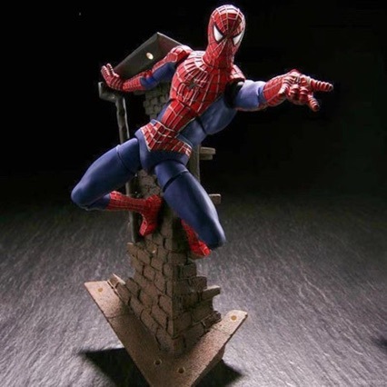 Kaiyodo Yamaguchi Style Tokusatsu 039 Spider-Man Articulated Boxed Figure