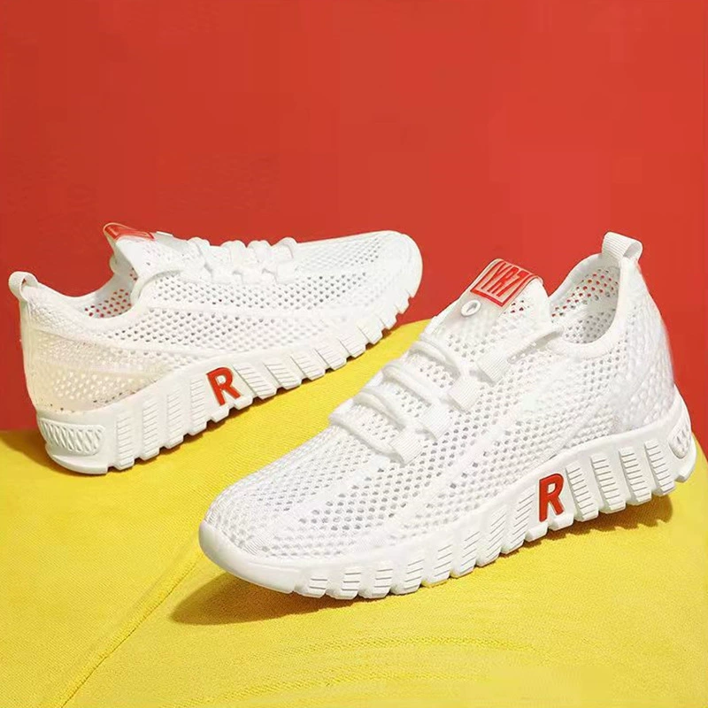 Внешняя торговля горячие новые повседневные кроссовки Женская обувь стойла оптом белые туфли сетчатые кроссовки с мягким дном
