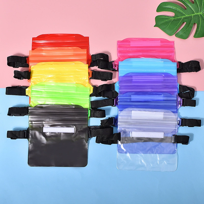Водонепроницаемая поясная сумка для фестиваля Сонгкран, однотонная, с большой вместимостью, трехслойная герметичная из ПВХ, можно носить через плечо, в наличии, водонепроницаемая сумка для телефона.