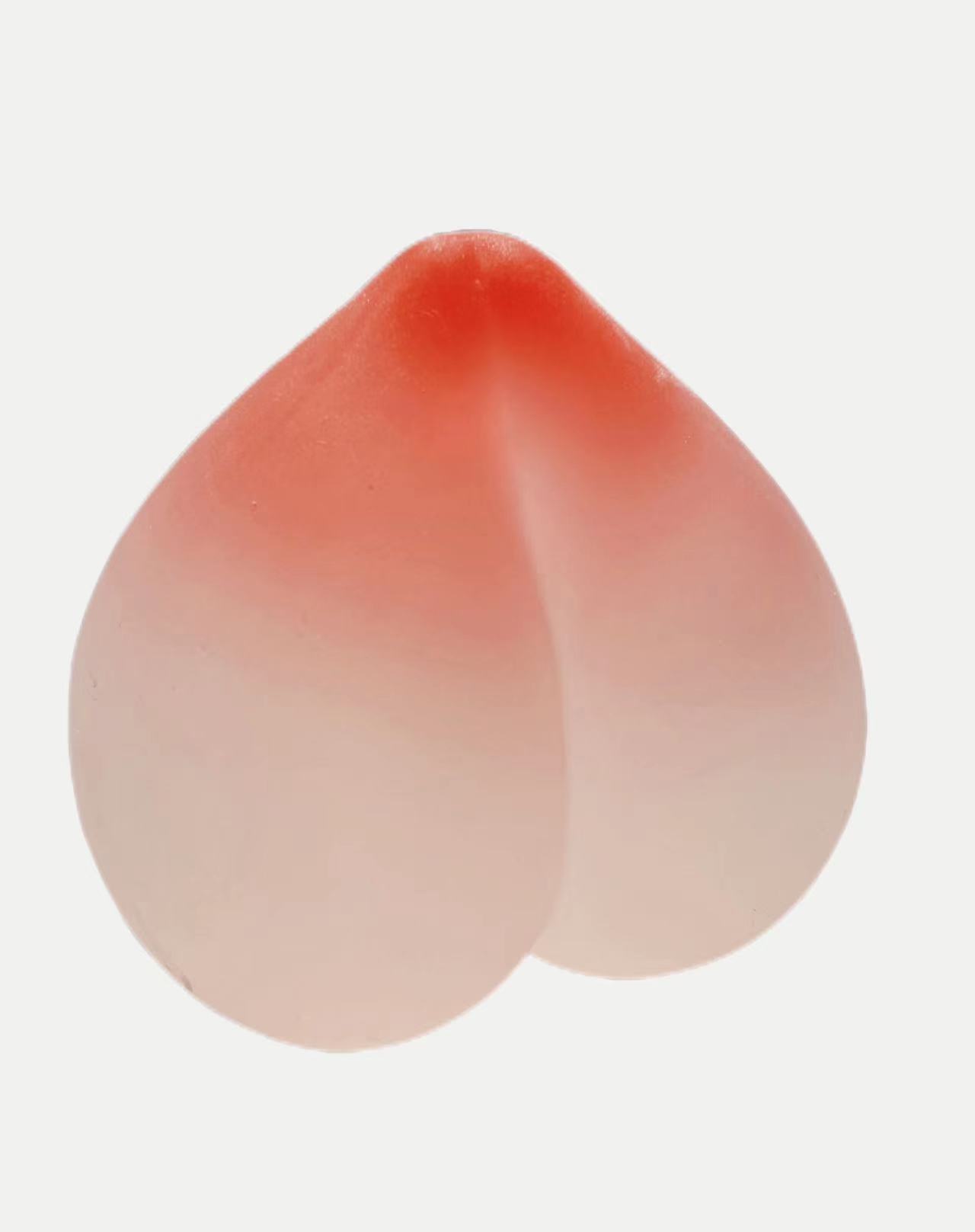 Transparent Peach Aircraft Cup TPE Male Masturbator with Decompression Mimi Ball — detail image 6