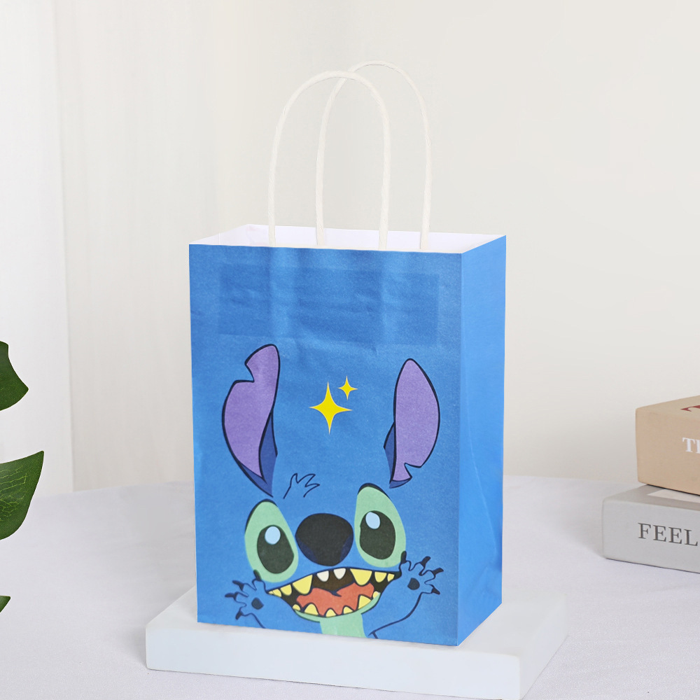 Bolsas de regalo de cumpleaños, bolsas de cartón cartón, bolsas de embalaje para llevar, bolsas de embalaje de regalo de fiesta para niños, bolsas de mano