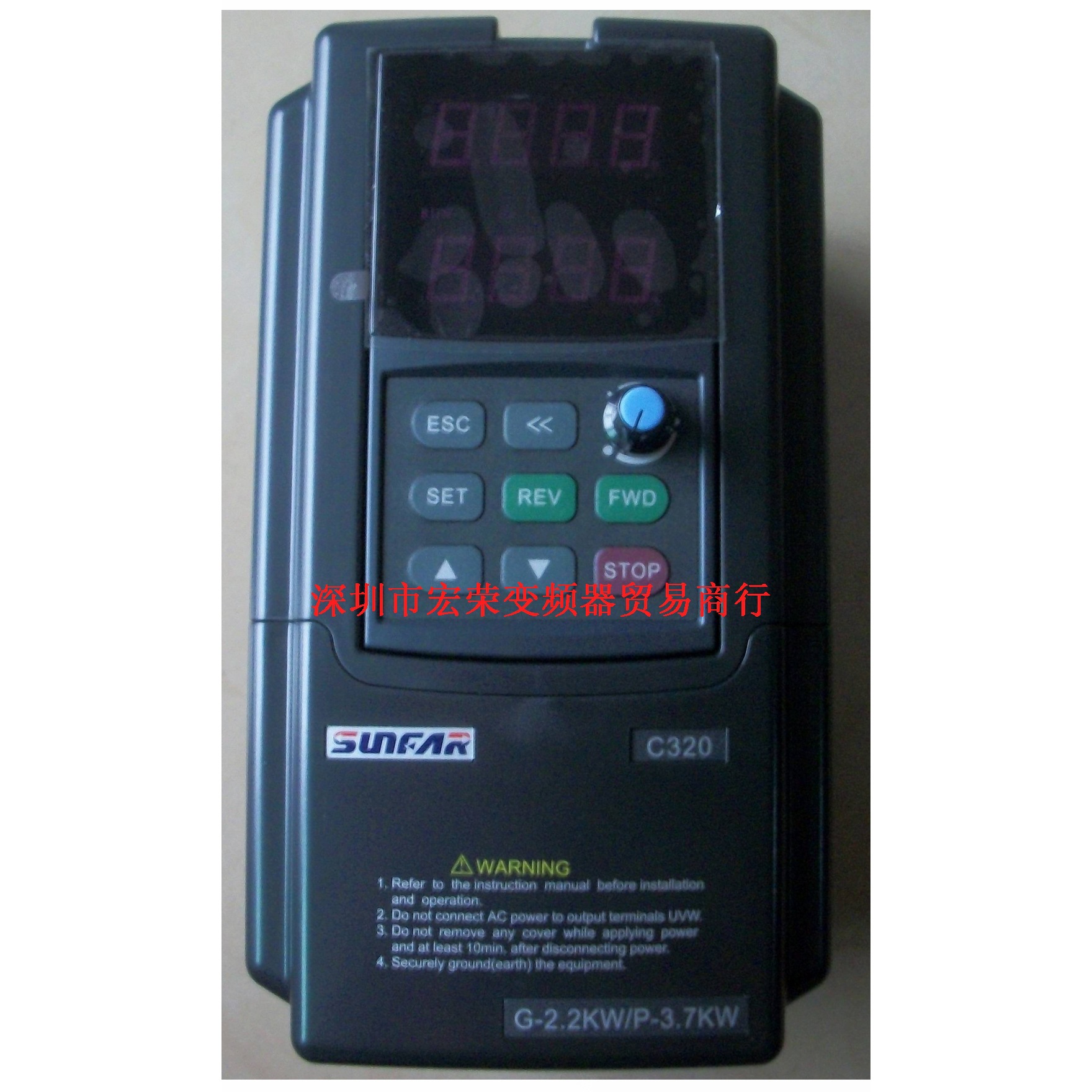 SUNFAR变频器C320-4T0022G/0037P G-2.2KW/P-3.7KW现货