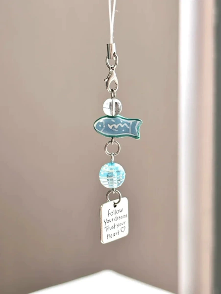 [Wish you fish nuggets] short mobile phone chain
