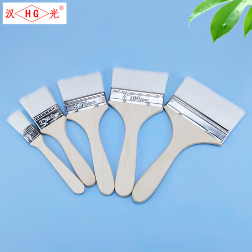 Water brush manufacturer wholesale water-based paint special brush latex paint wood wax oil soft-bristle brush water-based wool brush barbecue