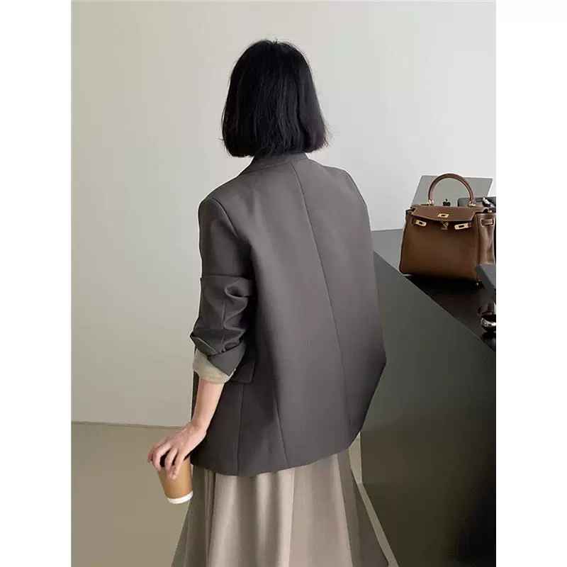Classic suit jacket, autumn sexy bag for leisure, for teenagers