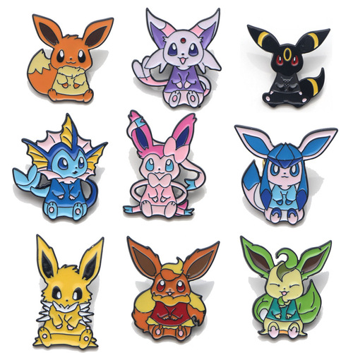 Japanese comics, European and American cute adventure cartoons, brooches, clothing, alloy pins, hats, scarves, badges, pendants, accessories