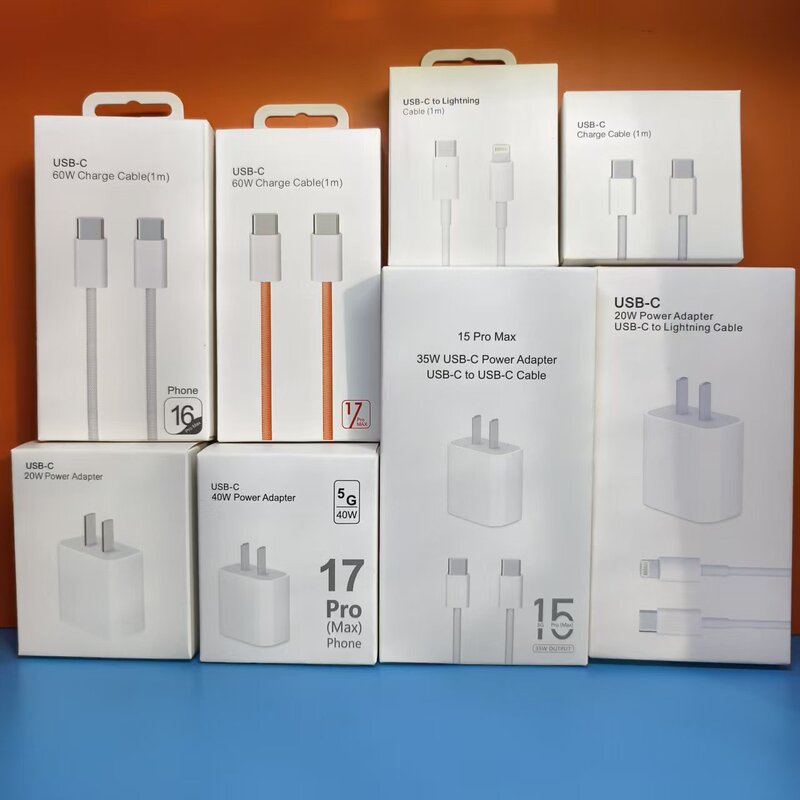 Suitable for Apple 18 Data Cable Pd3C Certified Charger 14 1516 17 Mobile Phone Charging Head Small White Box Flash Charging Suitable for Apple 18 Data Cable Pd3C Certified Charger 14 1516 17 Mobile Phone Charging Head Small White Box Flash Charging