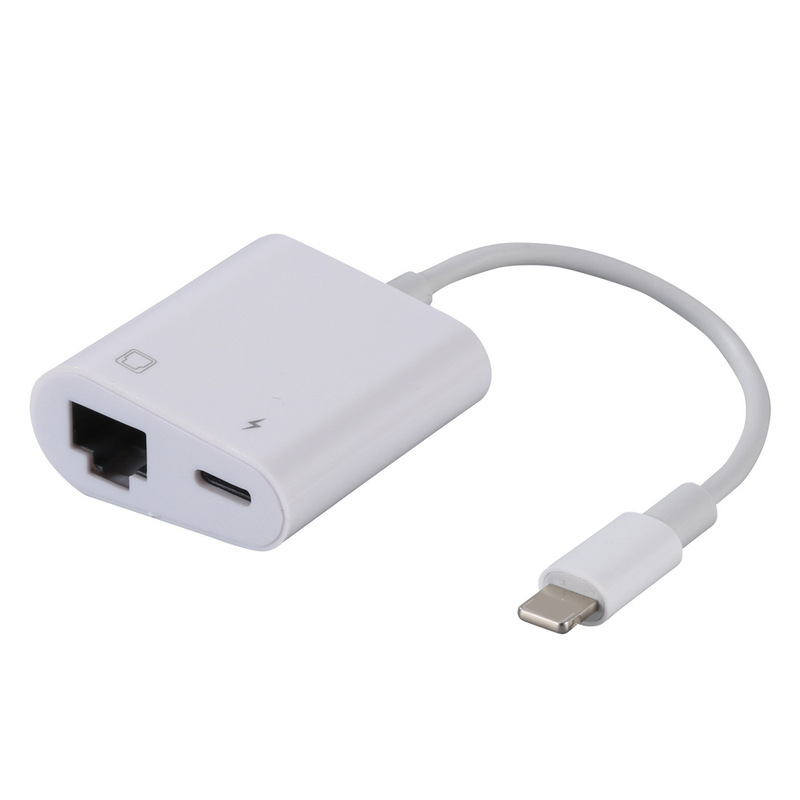 Suitable for Huawei Type Mobile Phone Tablet to Network Port Network Cable to Interface Converter Wired Network Card RJ45 Adapter