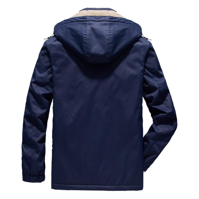 2019 Otoño e Invierno nueva chaqueta acolchada de algodón transfronteriza hombres chaqueta acolchada de algodón forrada de lana para hombres chaqueta acolchada de algodón para hombres