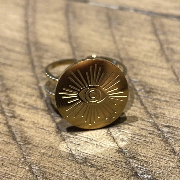 Hot selling Handjewelry Devil Evil Eye Round Personalized Fashion Women's Ring Simple_voghion.com