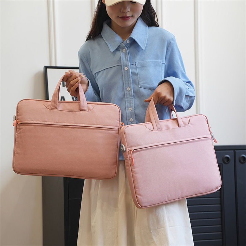 Bolsa de computadora portátil, bolso de portátil de negocios, cubierta protectora a prueba de choque para tabletas de computadora, logotipo imprimible portátil