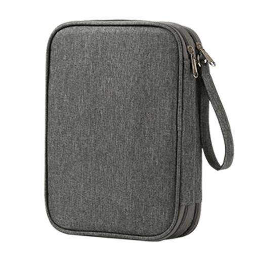 Multi-functional digital storage bag, large capacity data cable organizer, travel storage bag, document bag, ID holder.