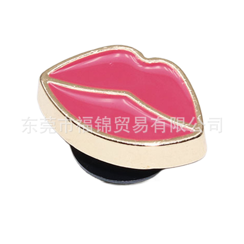 Nuevos accesorios de zapatos de hormigón, botones de zapatos de fruta metálica, accesorios de zapatos de flores del centro comercial