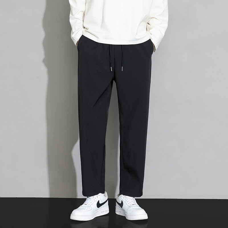 Men's Pants Autumn 2025 New Trendy Sports Long Pants Men's Spring and Autumn Casual Cropped Jogger Sweatpants Autumn Style