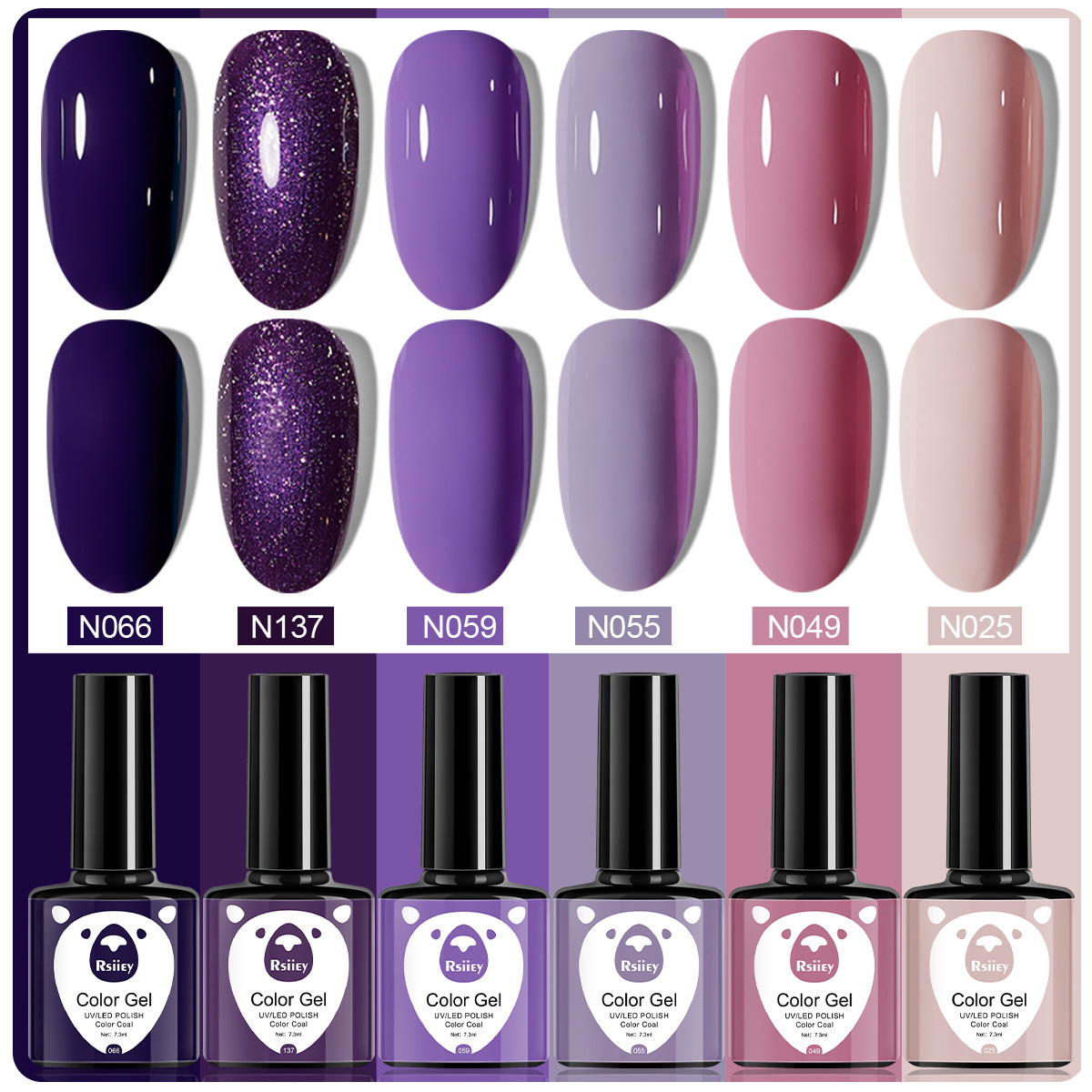 6 colores esmalte de uñas pegamento fototerapia embotellada color popular pintado brillante ojo de gato pegamento UV fototerapia pegamento esmalte de uñas traje de pegamento