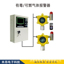 固定式有毒氣體報警設備 硫化氫氣體報警器 H2S濃度檢測報警儀
