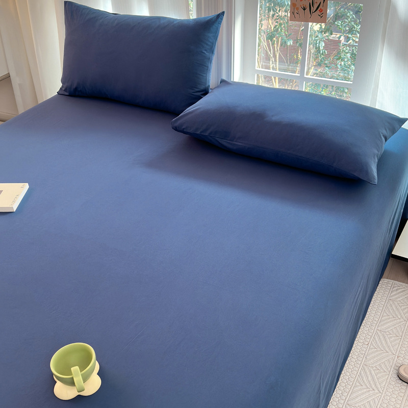 Algodón lavado de algodón azul real clase A