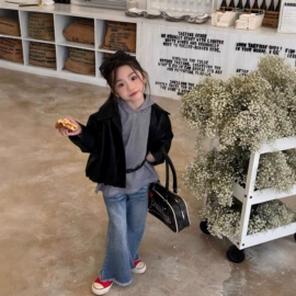 童T恤;儿童牛仔裤;童裤