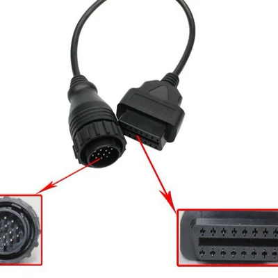Benz Sprinter 14Pin to 16Pin Obd2 Cable Mercedes-Benz 14-Pin Cable