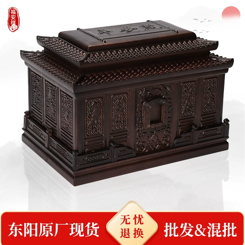 Урны, гроба из массива черного эбенового дерева, мужские и женские гробы, ритуальные принадлежности — все в наличии на заводе Dongyang.