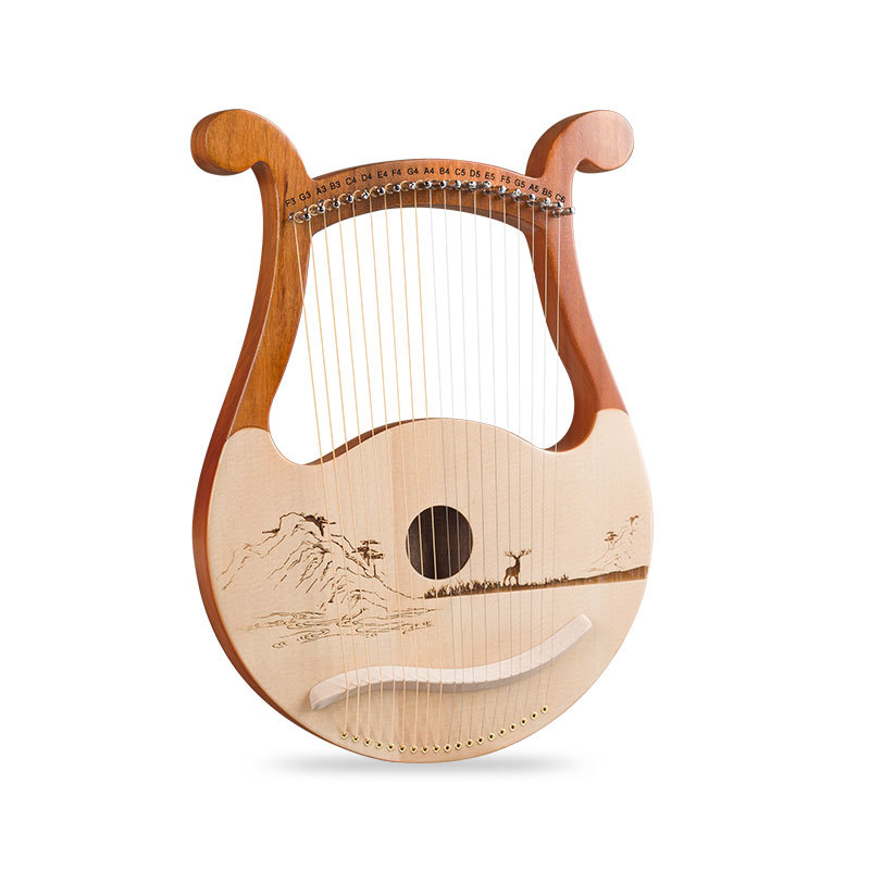 19 cuerdas lyre Lira portátil 19-tono lyre para principiantes