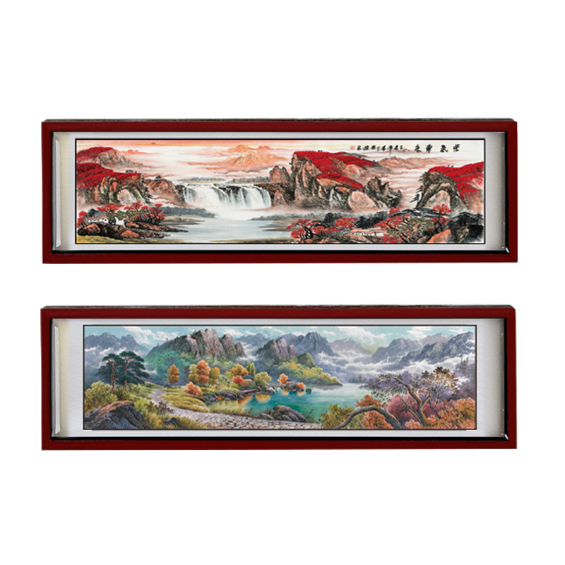 중국 전통 회화 나무 GUOCHAO WENCHUANG 냉장고 스티커 HONGYUN DANGTOU 보물 분지 ZIQI DONGLAI 예술적 나무 장식 자석 스티커