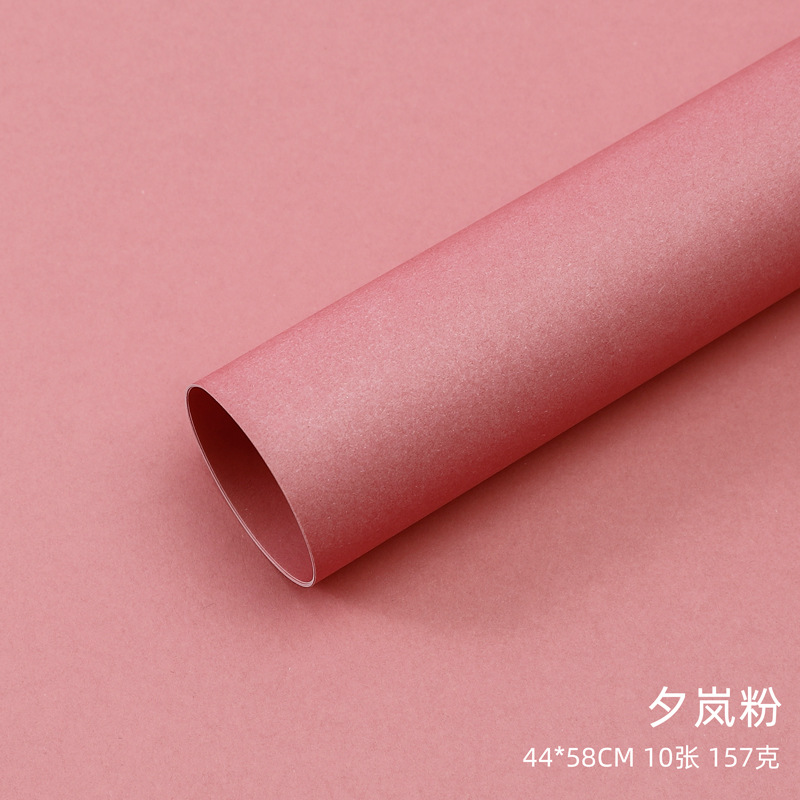 157 gramos de papel de embalaje de ramo de flores de color rojo red, papel kraft ligero de lujo, material de embalaje de flores de papel de embalaje