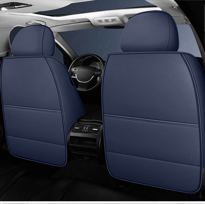 Summer Breathable Ice Silk Seat Cover, Universal for All Seasons, Fully Enclosed Car Seat Cushion, Breathable for Amazon North American Interiors