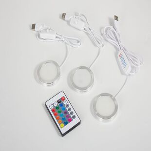 5V����������LED�߲�׃ɫ�컨��Ͳ������{ɫ24�I�t�⾀�b����