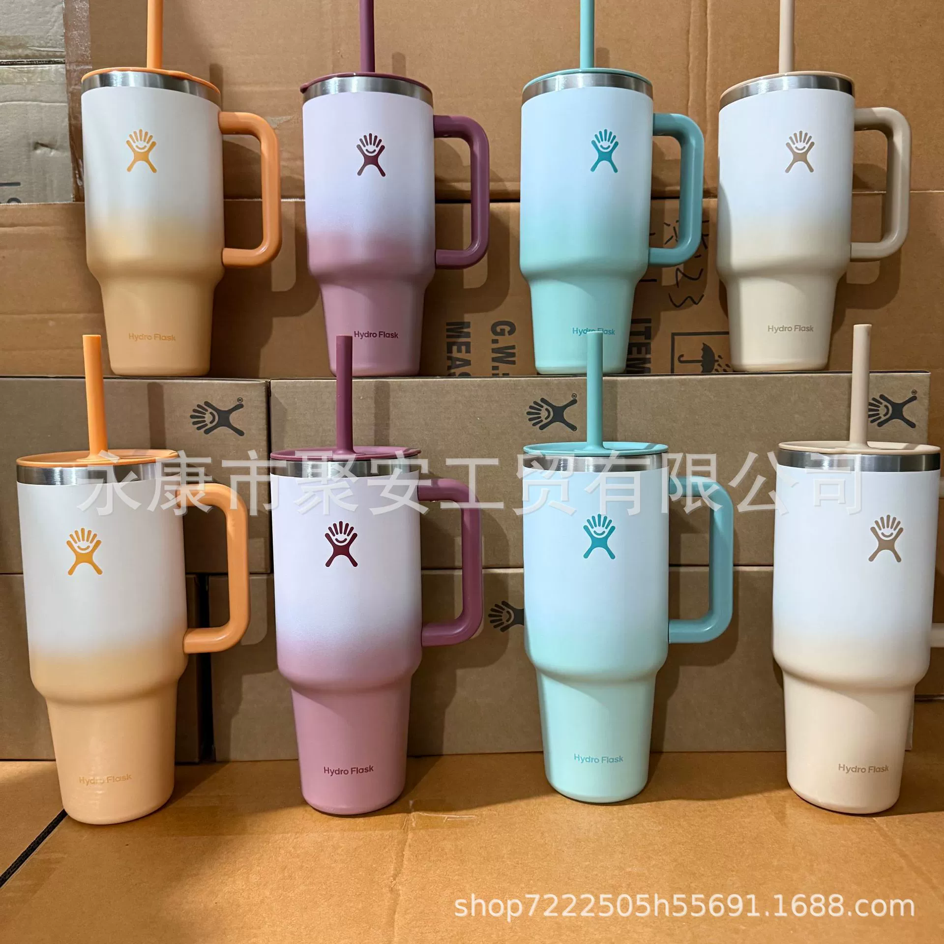Стеклянная нержавеющая сталь, вместительная солома, 40 oz, 30 oz, нержавеющая сталь AISI 304