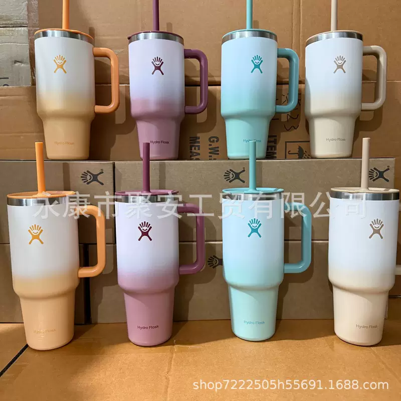 Стеклянная нержавеющая сталь, вместительная солома, 40 oz, 30 oz, нержавеющая сталь AISI 304
