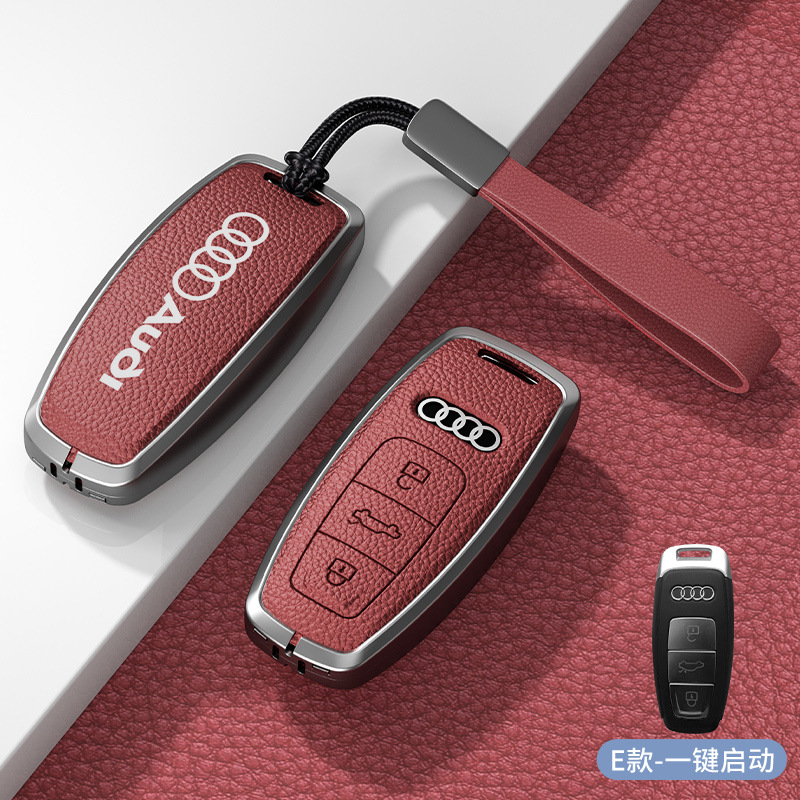 E type smart volcanic red zinc alloy shell + hand strap